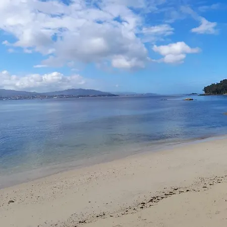 Appartamento Mirador Da Playa Moaña Esterno foto